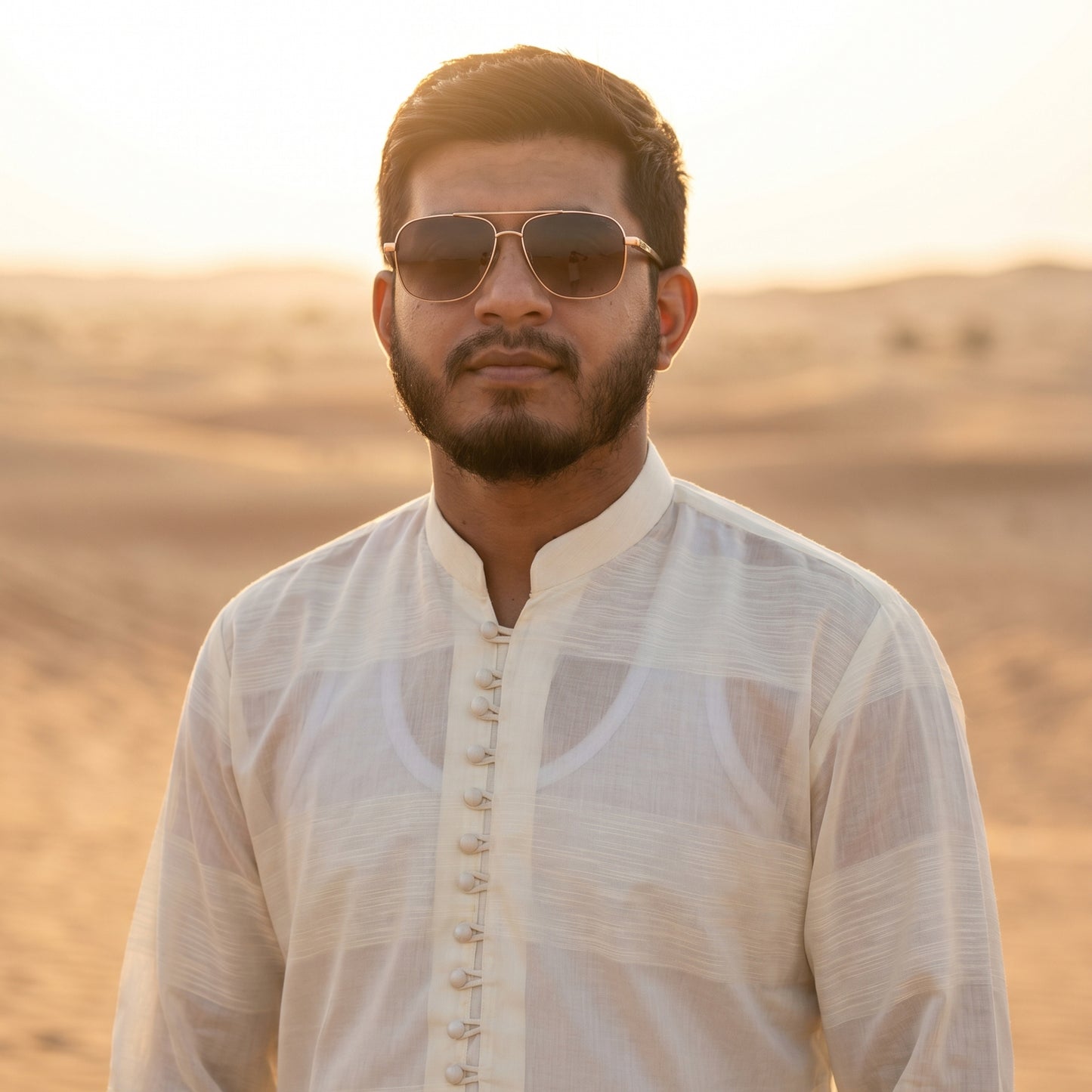 Self Stripe Summer Kurta with Straight Trouser – Lemon
